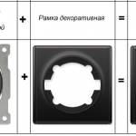 Розетка ТФ/COMP RJ14/RJ45. Арт. 1Е20801303(цвет черный)_фото_2