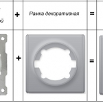 Розетка ТФ/COMP RJ14/RJ45. Арт. 1Е20801302(цвет серый)_фото_2