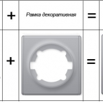 Выключатель трехклавишный 1Е31901302 (цвет серый)_фото_2