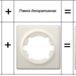 Выключатель трехклавишный 1Е31901301(цвет бежевый)_фото_2