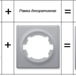 Выключатель 1-клавишный 1Е31701302 Цвет серый.Подсветка_фото_2